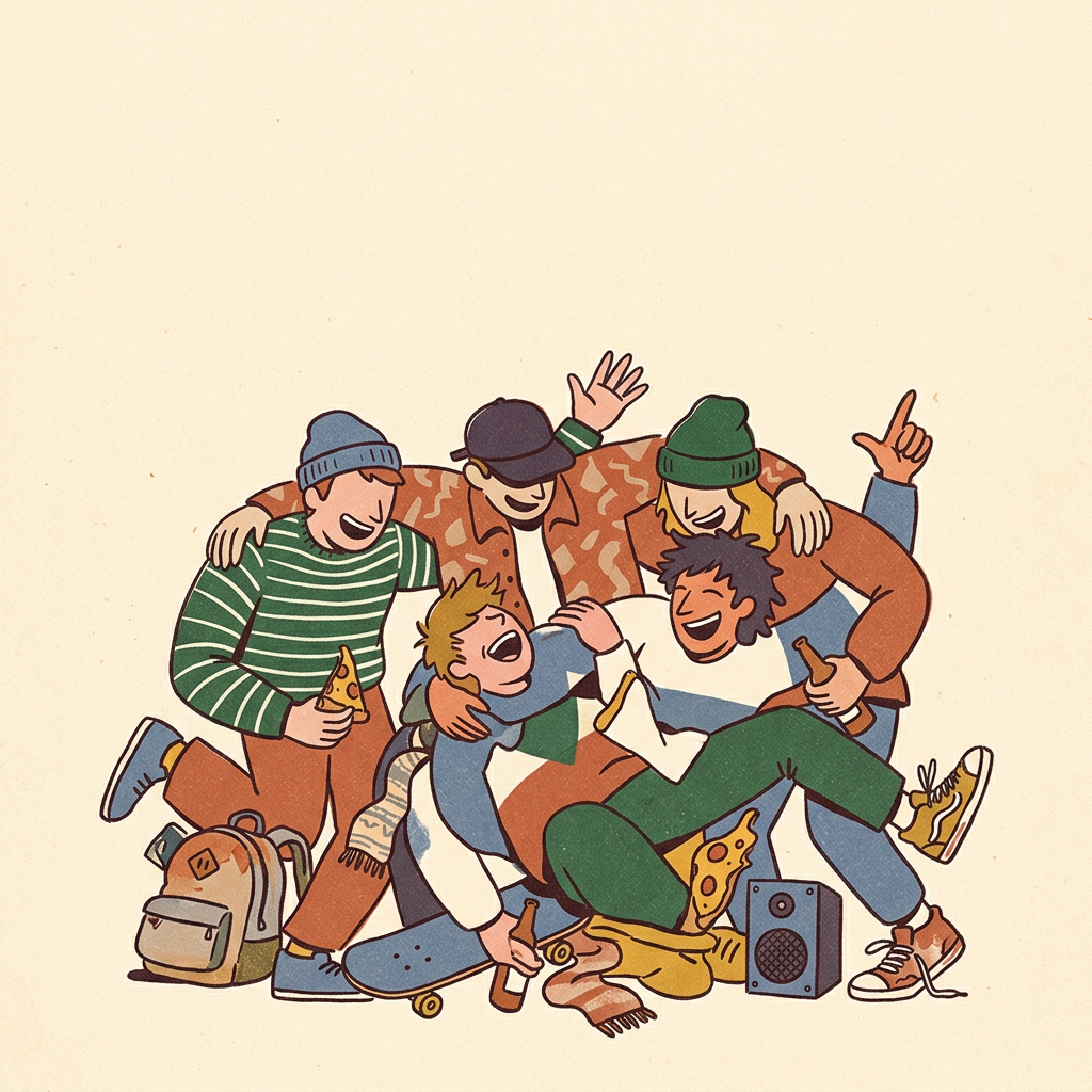 Grinch boys — Couverture du rapport de groupe